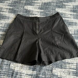 Black 100% cotton shorts